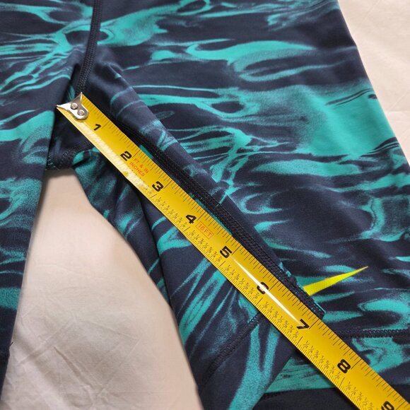 Nike Pro Turquoise Wave Bike Shorts - Picture 4 of 8